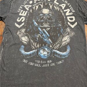 Men's Black Graphic T-Shirt